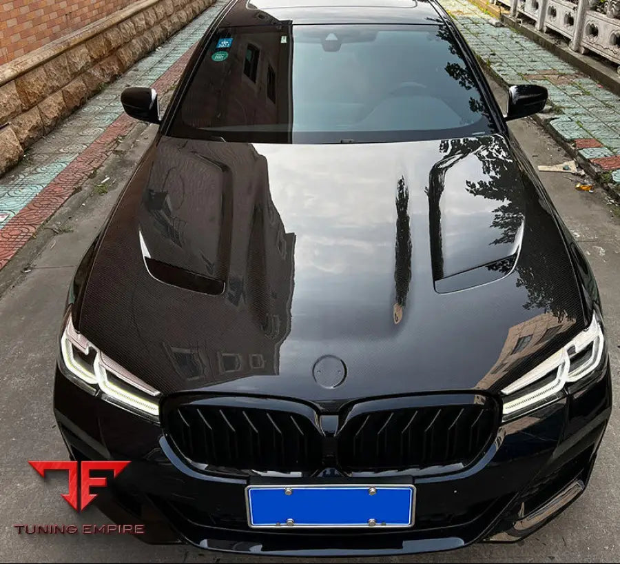 BMW 5 SERIES F90 CS STYLE CARBON FIBER HOOD BONNET 2021Y