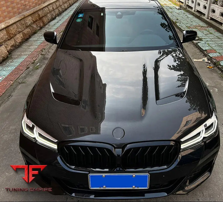 BMW 5 SERIES F90 CS STYLE CARBON FIBER HOOD BONNET 2021Y