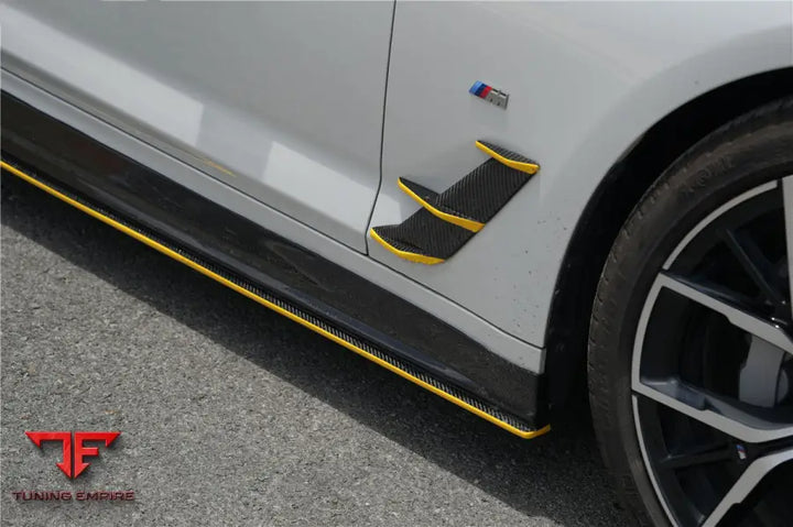 BMW 5 SERIES G30 G38 M-TECH AD STYLE DRY CARBON FIBER FENDER VENTS TRIMS BSD