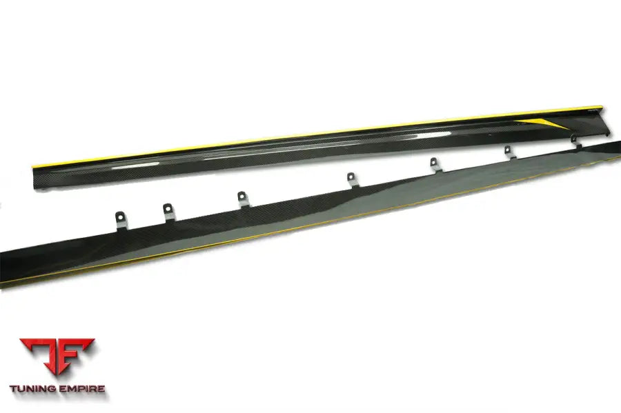 Bmw 5 Series G38 M-Tech Ad Style Dry Carbon Fiber Side Skirts Bsd