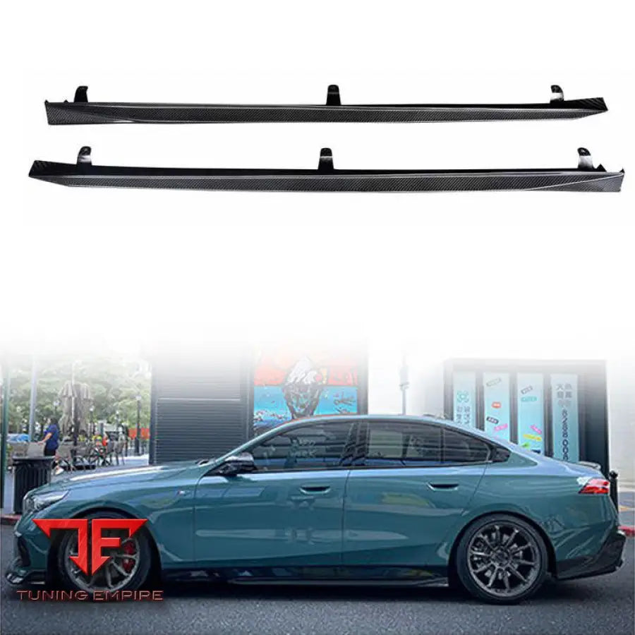 BMW 5 SERIES G60 CARBON FIBER SIDE SKIRTS