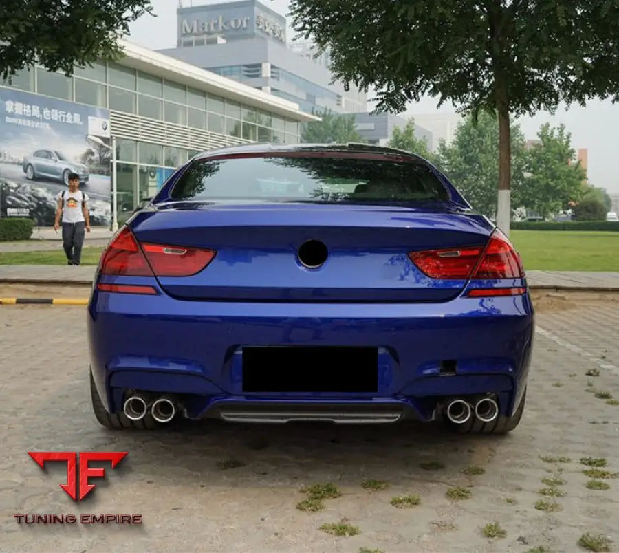 BMW 6 SERIES F06 F12 F13 M6 STYLE REAR BUMPER DIFFUSER