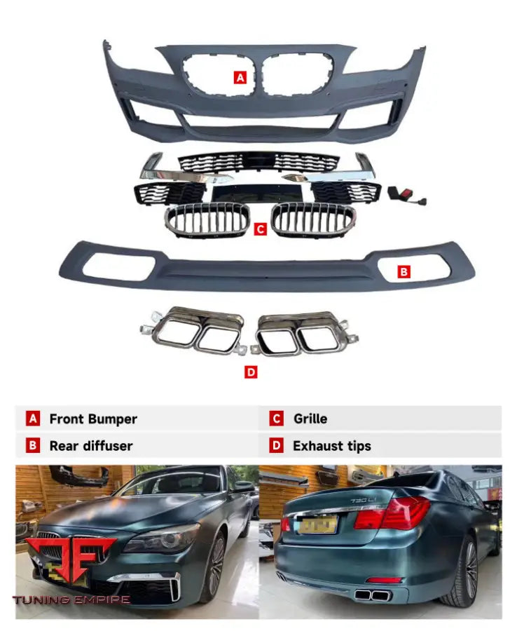 BMW 7 SERIES F01-F02 TO NEW BODY KIT 2008-2015y