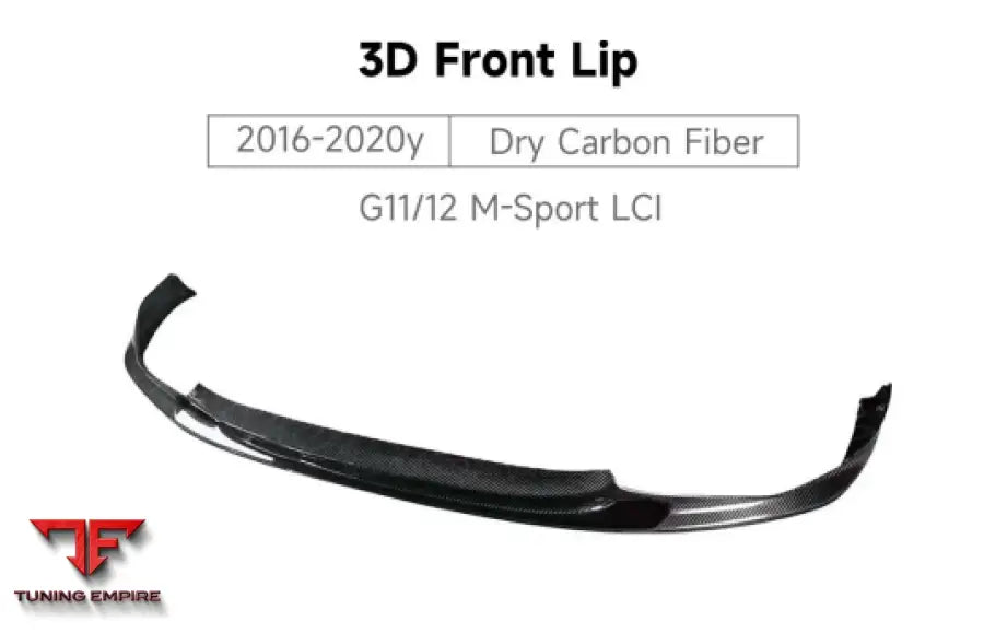 BMW 7 SERIES G11/12 M-SPORT LCI 3D FRONT LIP 2016-2020y