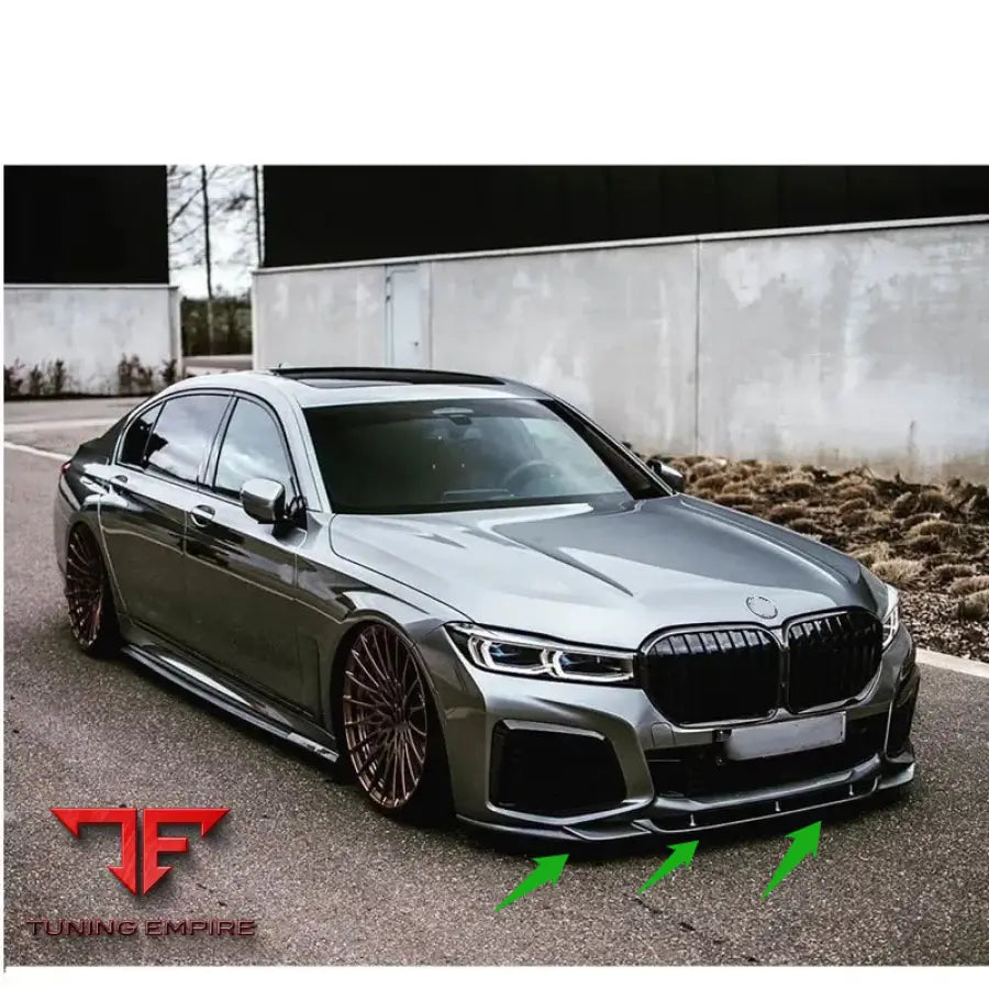 BMW 7 SERIES G12 GLOSSY BLACK FRONT LIP