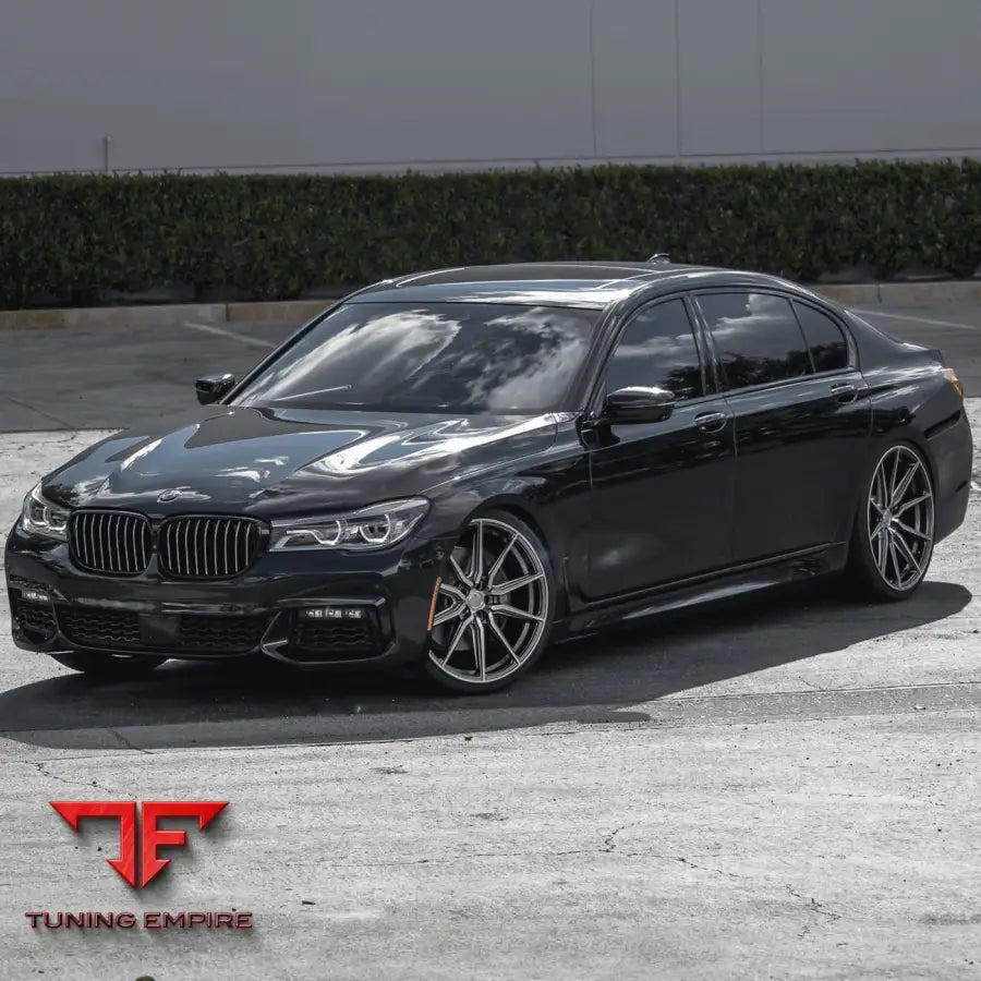 BMW 750i VOSSEN HF-3 GLOSS GRAPHITE POLISHED WHEELS