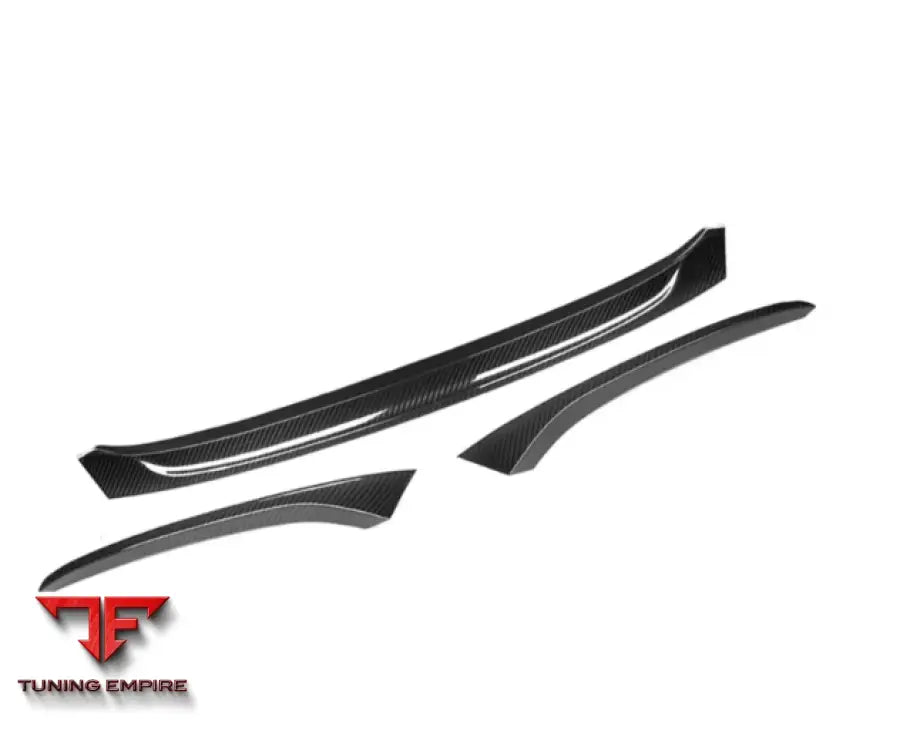 BMW 8 SERIES 2 DOOR G14/G15 GLOSS BLACK CARBON FIBER FRONT LIP SPOILER