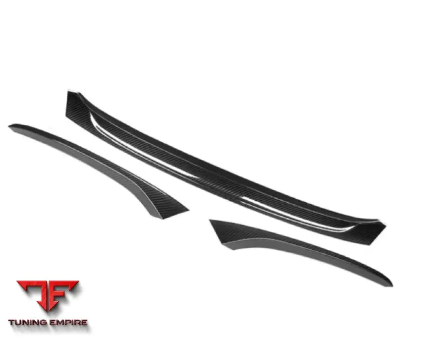 BMW 8 SERIES 2 DOOR G14/G15 GLOSS BLACK CARBON FIBER FRONT LIP SPOILER