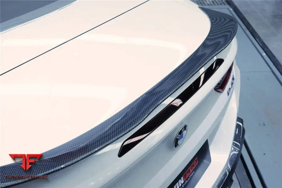 Bmw 8 Series G14 Convertible Imp Style Carbon Fiber Trunk Spoiler Wing Bsd
