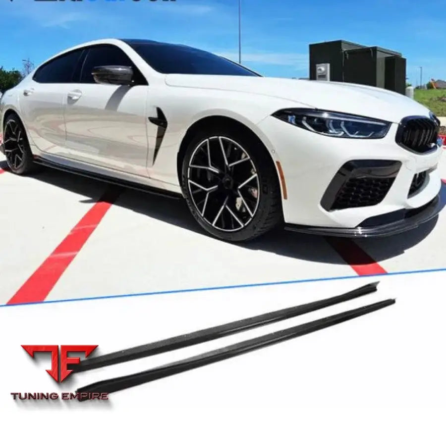 BMW 8-SERIES G16 F93 M8 CARBON FIBER SIDE SKIRTS 2018-2021Y