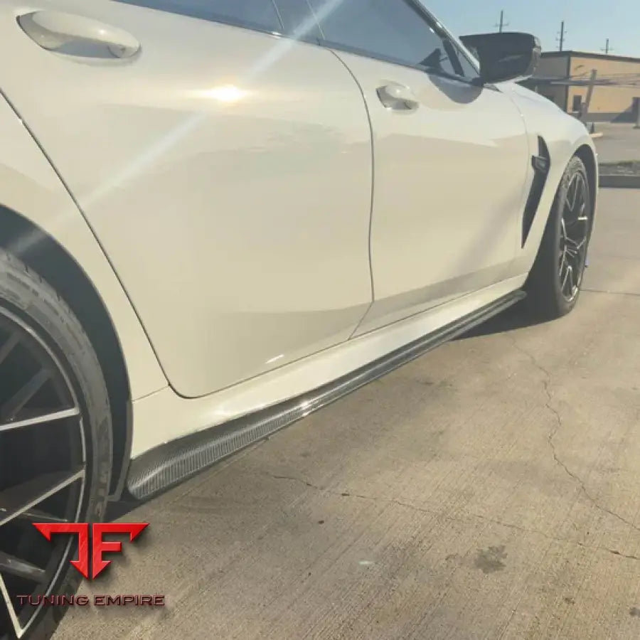 BMW 8-SERIES G16 F93 M8 CARBON FIBER SIDE SKIRTS 2018-2021Y