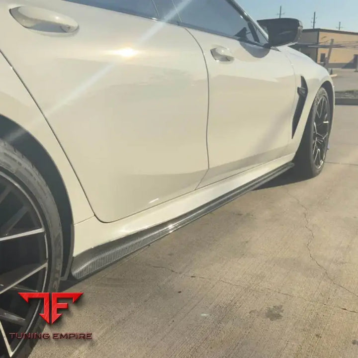 BMW 8-SERIES G16 F93 M8 CARBON FIBER SIDE SKIRTS 2018-2021Y