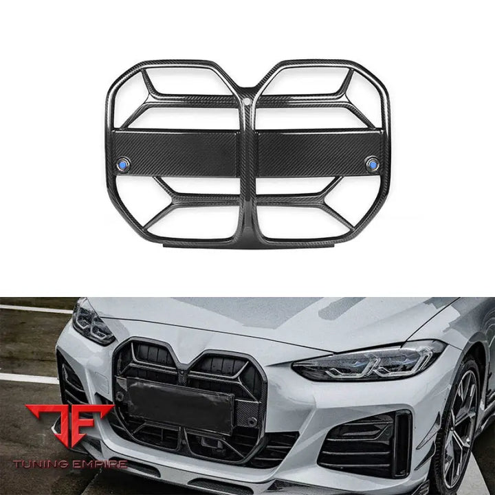 BMW I4 M50 G26 CARBON FIBER FRONT GRILLE 2021Y