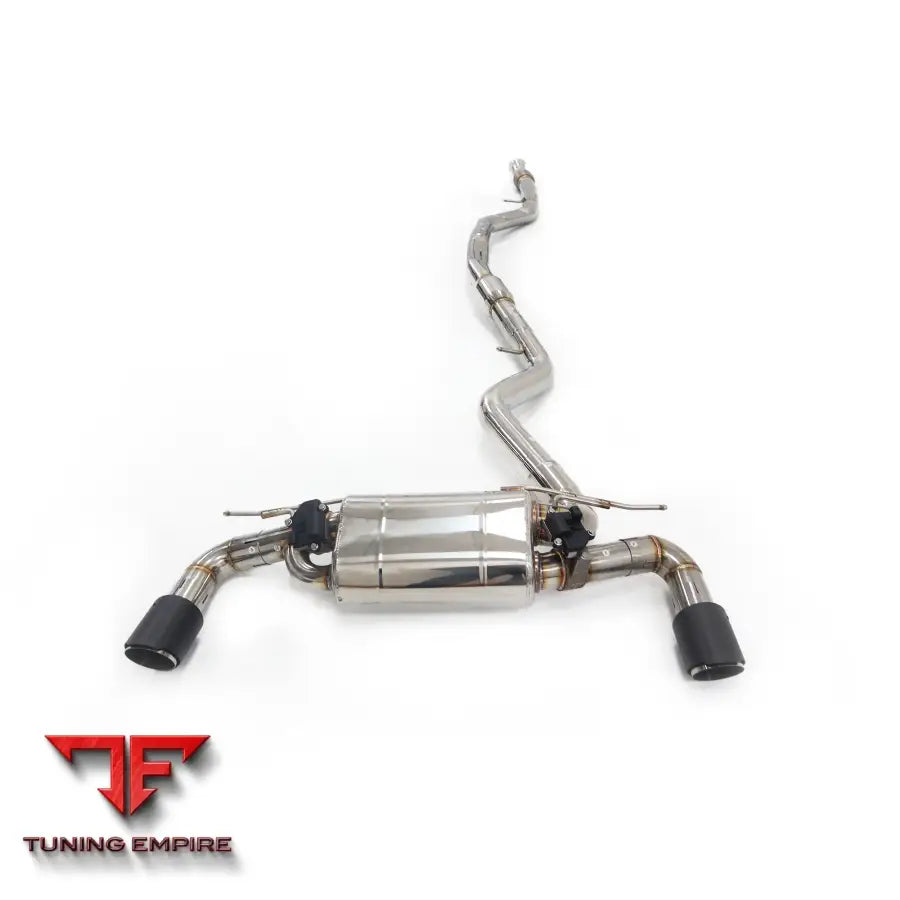 BMW M135i M2 STAINLESS STEEL CATBACK RAZOR EXHAUST WITH MUFFLER VALVE
