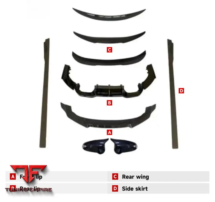 BMW M2 F87 GLOSS BLACK BODY KIT 2015-2017Y