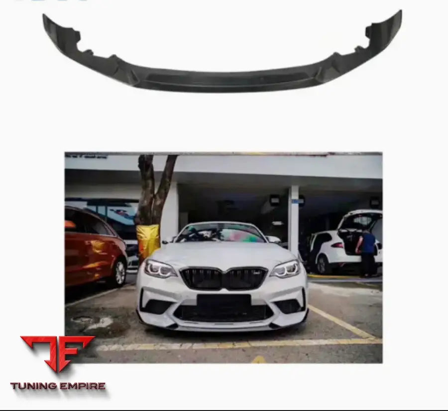 BMW M2 F87 GLOSS BLACK FRONT BUMPER SPLITTER LIP