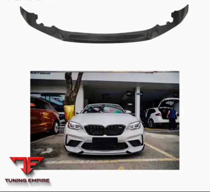 BMW M2 F87 GLOSS BLACK FRONT BUMPER SPLITTER LIP