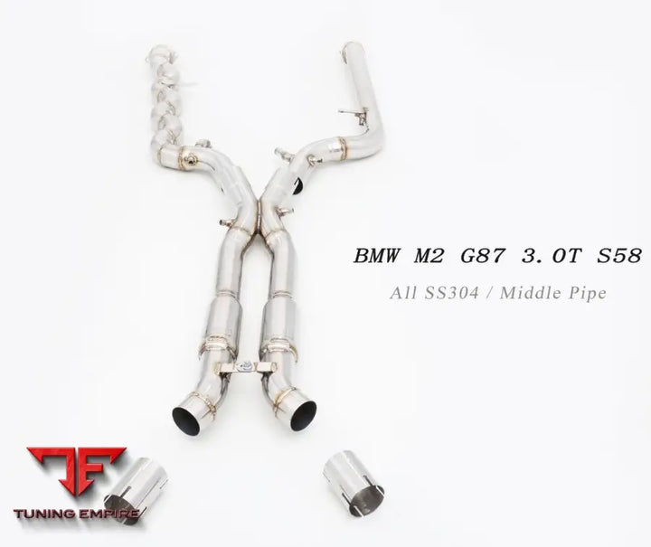 Bmw M2 G87 3.0T All Ss304 Middle Pipe Exhaust System