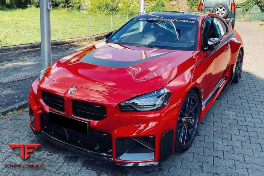 Bmw M2 G87 Od-Mp Style Dry Carbon Fiber Front Bumper Air Inlet Trim Bsd