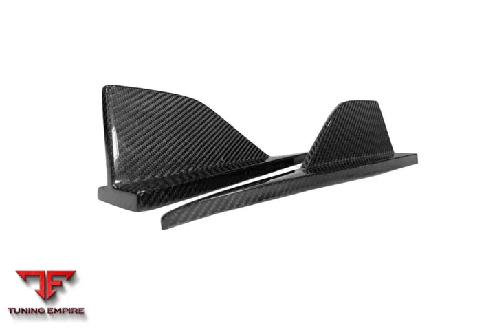 Bmw M2 G87 Od Style Dry Carbon Fiber Rear Bumper Splitter Winglets Bsd