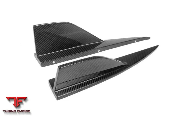 Bmw M2 G87 Od Style Dry Carbon Fiber Rear Bumper Splitter Winglets Bsd