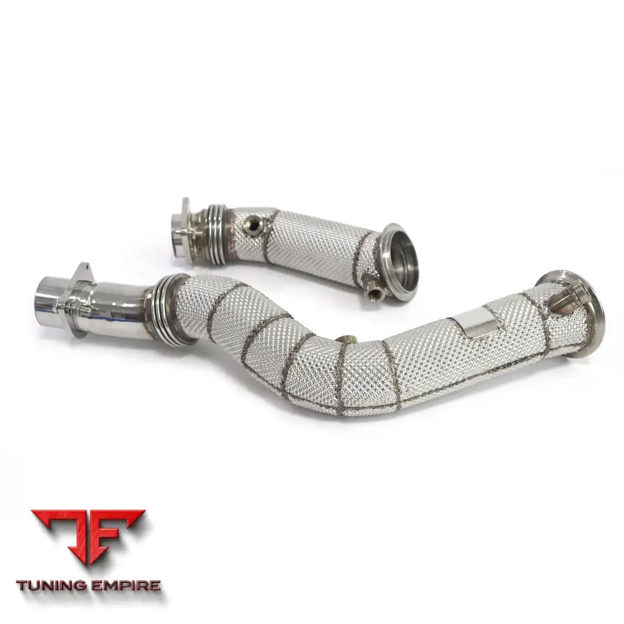 BMW M2 M2C F87 RAZOR EXHAUST DOWNPIPE WITH HEAT SHIELD