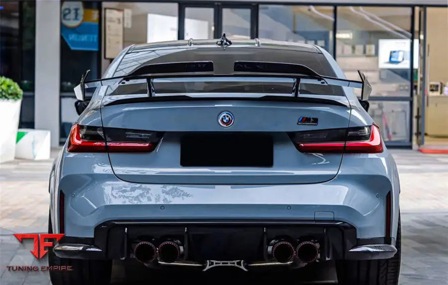 Bmw M3 G80 G20 Bkssii Style Carbon Fiber Trunk Spoiler Bsd