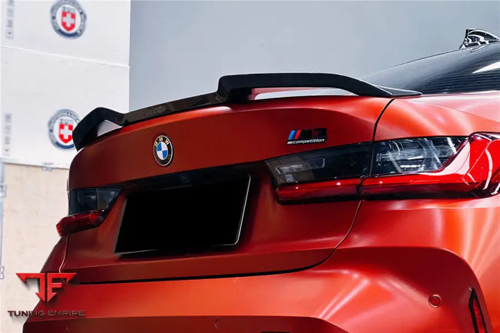 Bmw M3 G80 G20 Vrs Style Carbon Fiber Trunk Spoiler Bsd