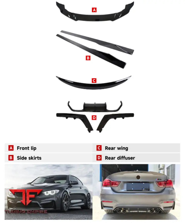 BMW M3/M4 F80/F82/F83 3MP BODY KIT 2014-2020Y