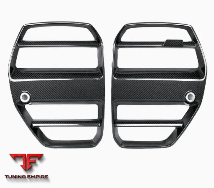 BMW M3/M4 G80 G82 CARBON FIBER FRONT BUMPER GRILLE 2021Y