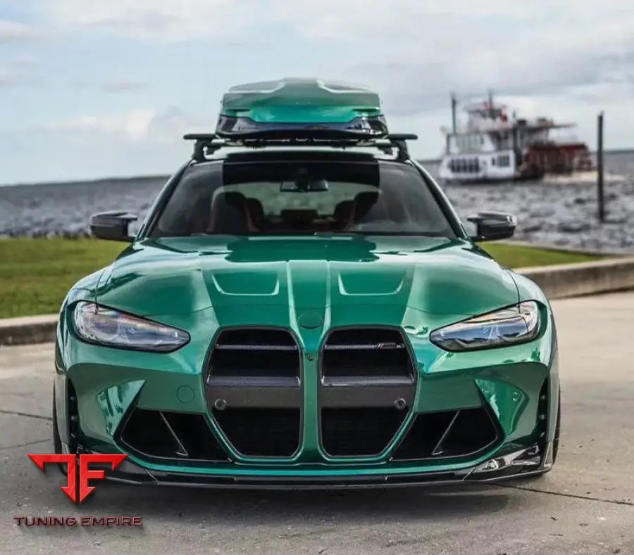 BMW M3/M4 G80 G82 G83 CARBON FIBER FRONT BUMPER LIP 2021Y