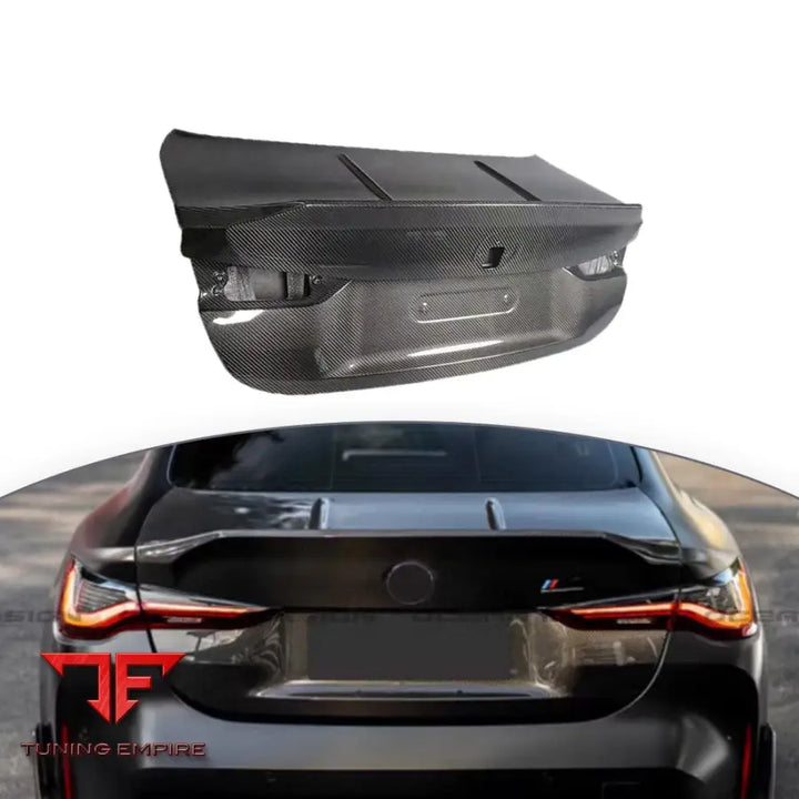 BMW M4 G82 CARBON FIBER REAR TRUNK LID COVER