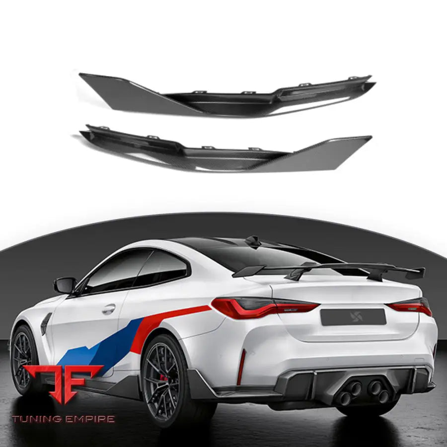 BMW M4 G82 CARBON MP STYLE REAR BUMPER DIFFUSER COVER
