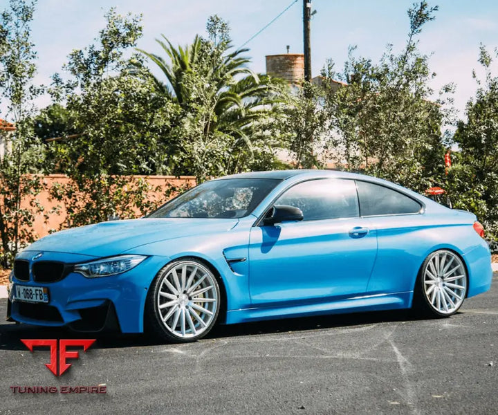 BMW M4 VOSSEN VFS2 SILVER POLISHED WHEELS