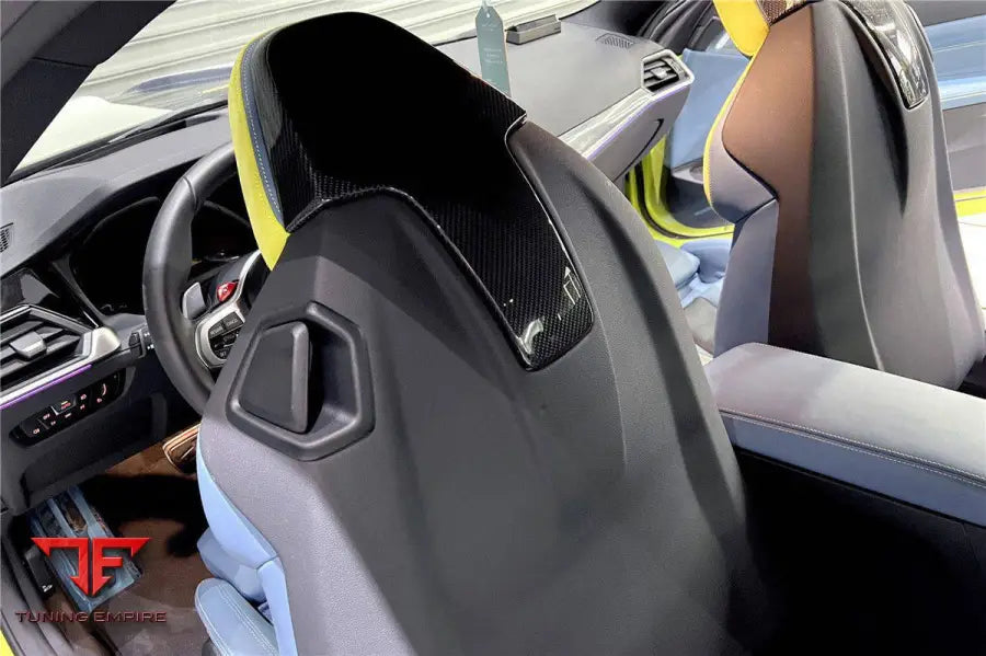 Bmw M4M3 G82/G83/G80 Oe Style Carbon Fiber Up Seat-Back Cover Bsd