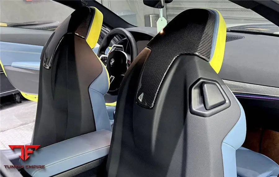 Bmw M4M3 G82/G83/G80 Oe Style Carbon Fiber Up Seat-Back Cover Bsd