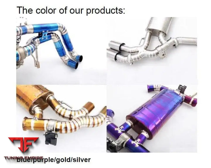 Bmw M5 F90 4.4T All Ss304 Middle Pipe Exhaust System