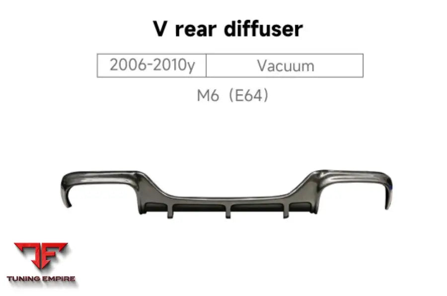 BMW M6 (E64) FRONT LIP AND DIFFUSER 2006-2010y