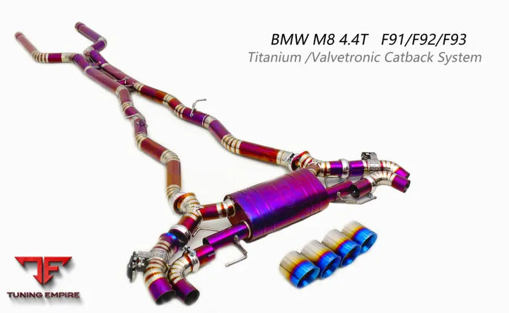 Bmw M8 F91/F93 Titanium Valvetronic Exhaust System