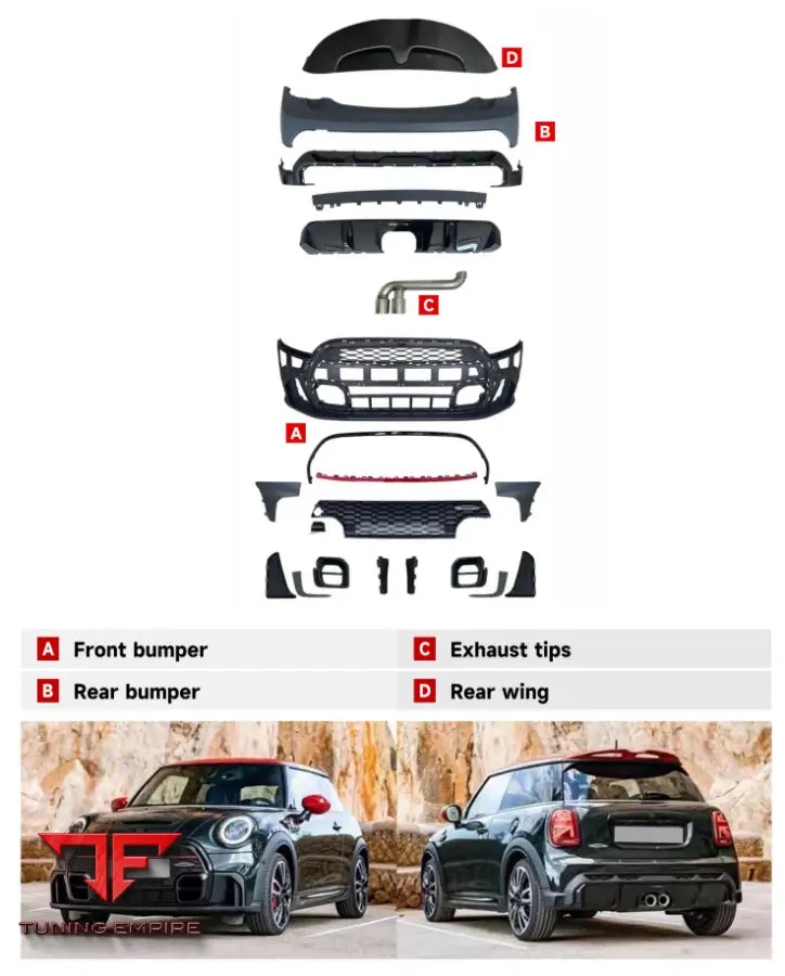 BMW MINI COOPER F55/F56/F57 TO 2022 JCW BODYKIT 2021Y+