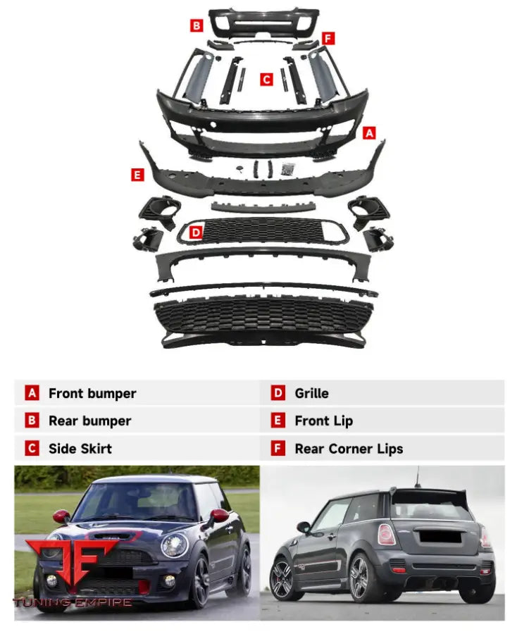BMW MINI COOPER R56/R55 JCW GP BODY KIT 2009-2012Y+