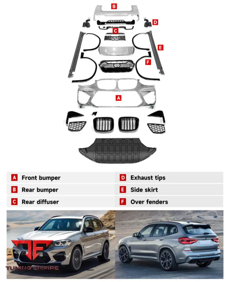 BMW X3 G01 M BODY KIT 2018Y+