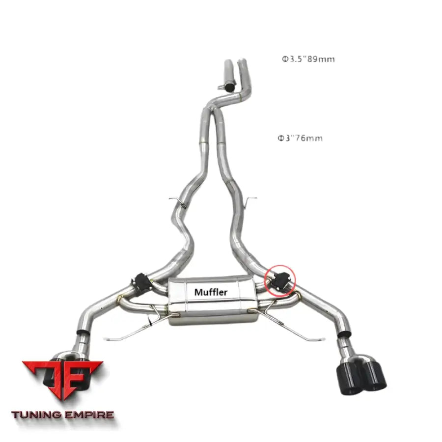 BMW X3/X4 M40I 3.0T CATBACK MODIFIED EXHAUST SYSTEM 2016-2023