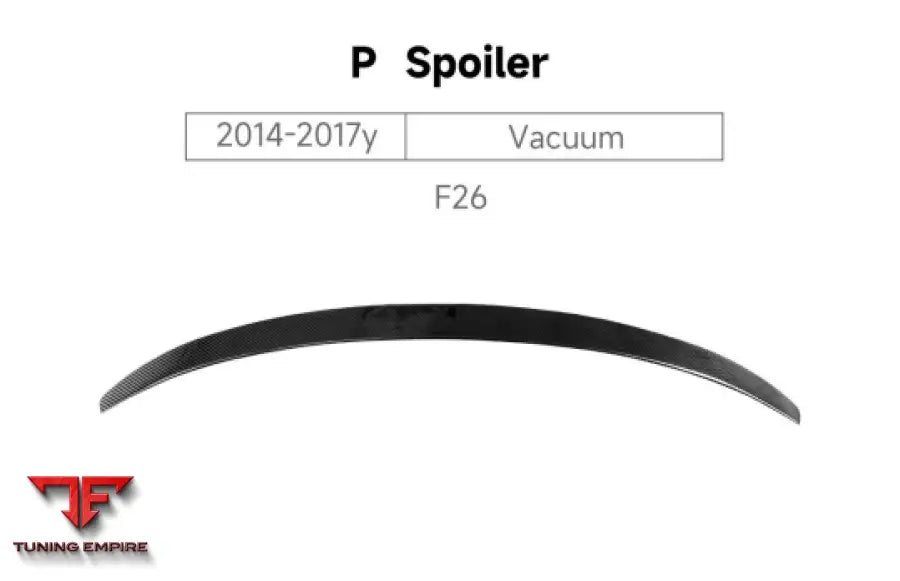BMW X4 F26 P SPOILER 2014-2017y