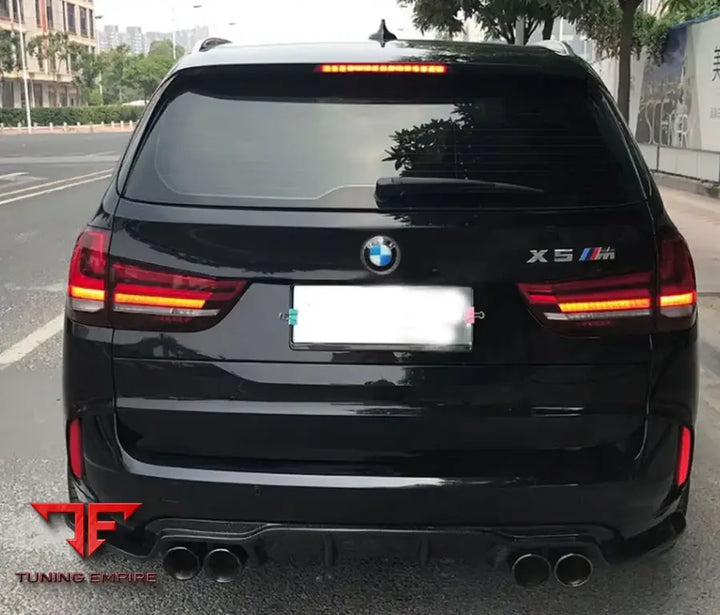 BMW X5 F15 CARBON FIBER REAR BUMPER DIFFUSER 2014 2016Y
