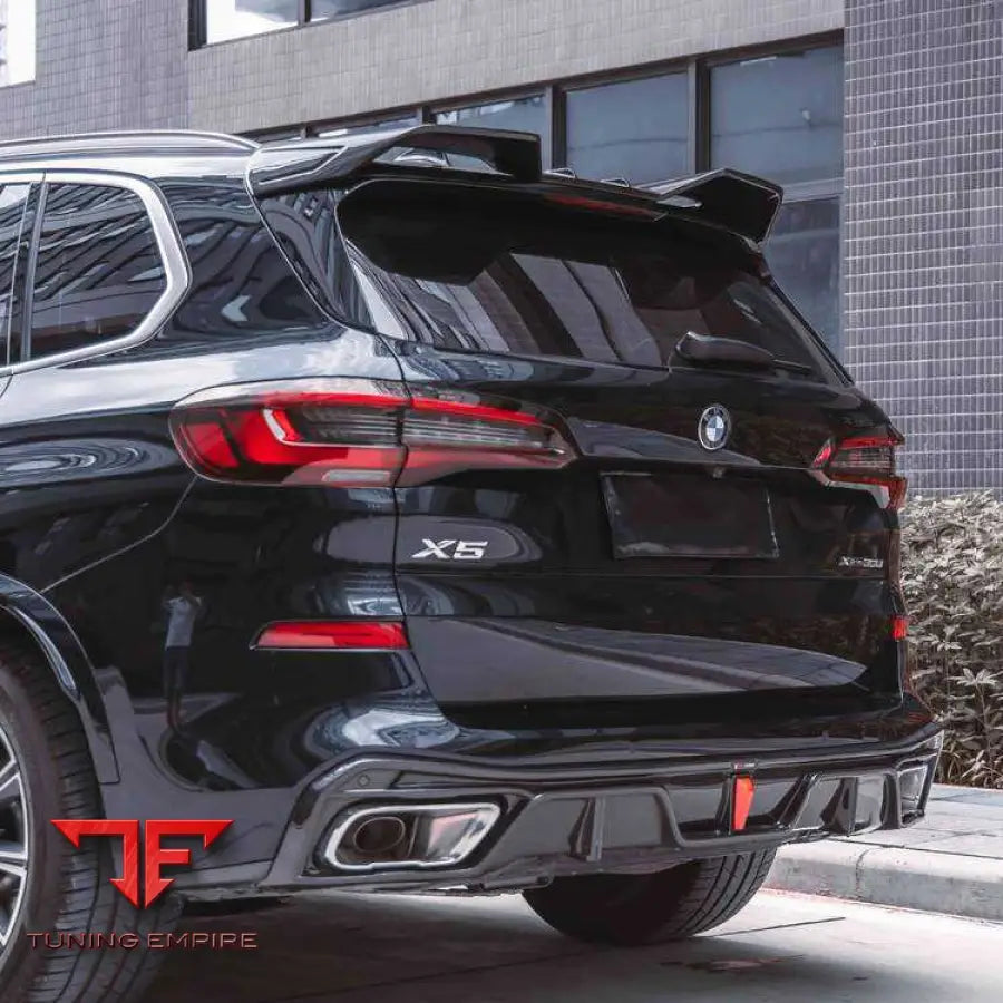 BMW X5 G05/G18 GLOSS BLACK REAR DIFFUSER 2022Y