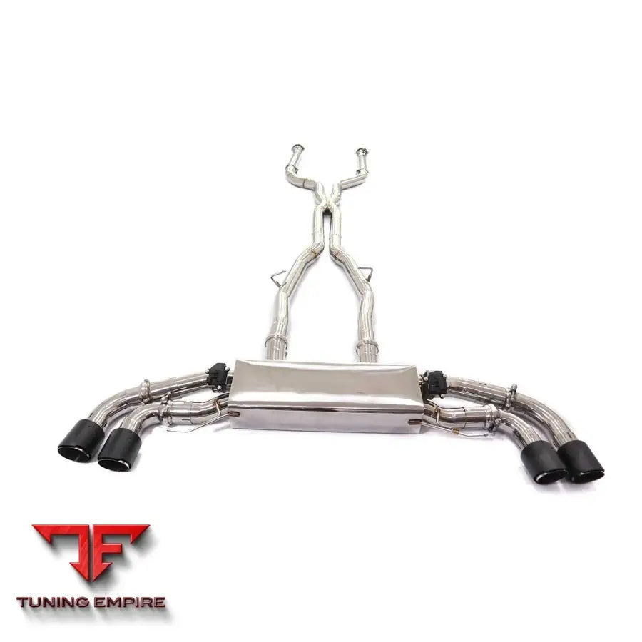 BMW X5 M60I STAINLESS STEEL CATBACK RAZOR EXHAUST WITH MUFFLER VALVE