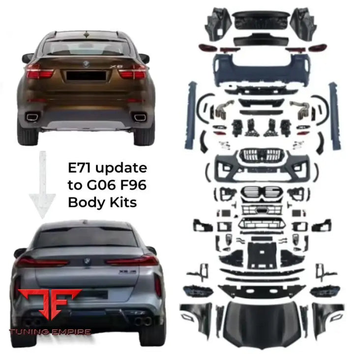 BMW X6 E71 BODY KIT UPGRADE KIT TO G06 2008-2013