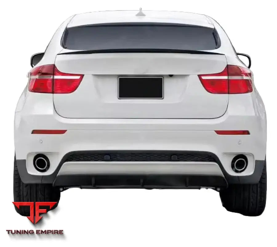BMW X6 E71 GLOSS BLACK REAR DIFFUSER