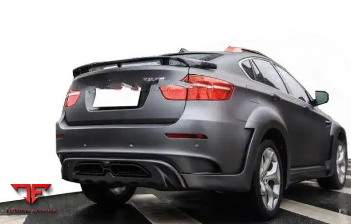 BMW X6 E71 WIDE BODY KIT WITH CENTER EXHAUST